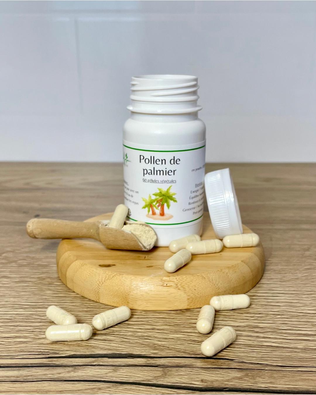 Gélules de Pollen de Palmier - 100% Naturel - Favorise la Fertilité et le Bien-être Hormonal