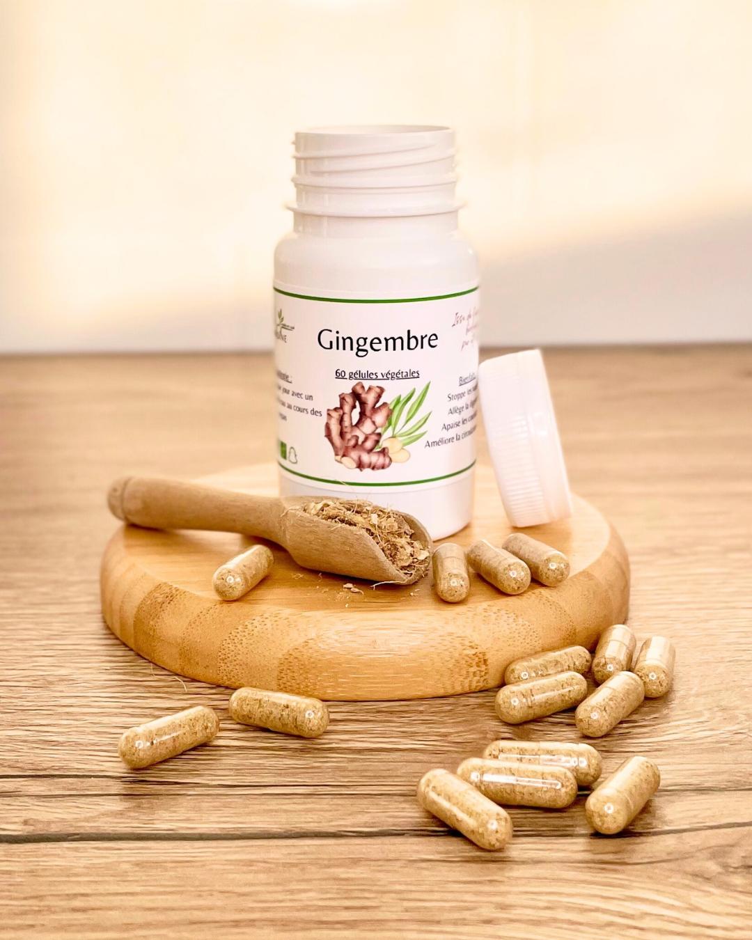 Gélules de Gingembre Bio - 100% Naturelle - Digestion, Énergie & Équilibre