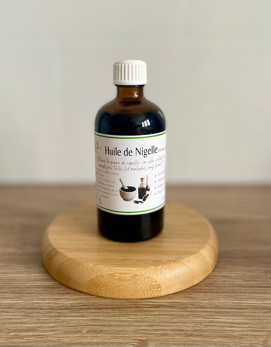 Huile de Nigelle - 100ml - Vertus naturelles pour la santé, la peau et les cheveux