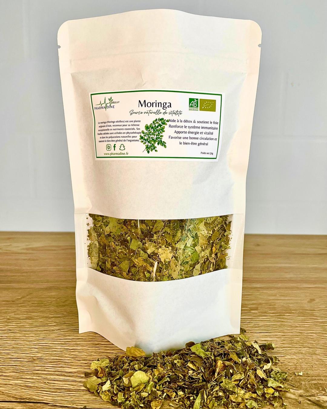 Moringa – 50 g – Énergie, Immunité, Vitalité