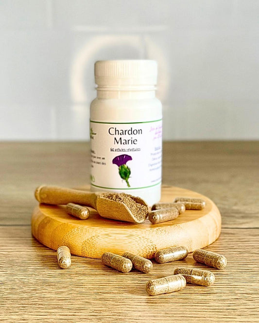 Gélules de Chardon-Marie  – 100% Naturelles – Foie, Détox, Digestion